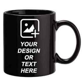 Customized Black Photo Mug(325ml)