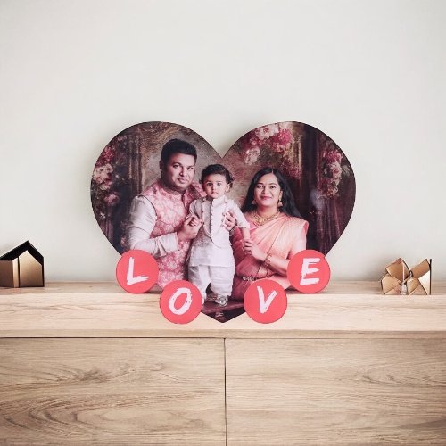Heart Acrylic Photo Stand - Image 2