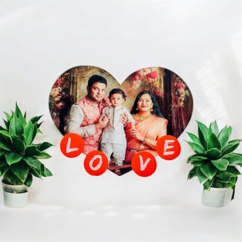 Heart Acrylic Photo Stand - Image 3