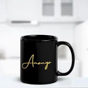 Customized Black Name Mug(325ml)