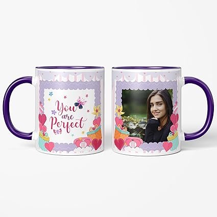 Customized Blue Mug(325ml) - Image 2