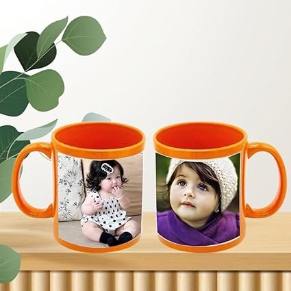 Customized Orange Mug(325ml) - Image 2